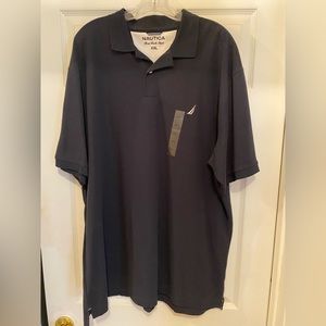 Nautica Men’s polo   New with tags. Colo Navy. Size XXL